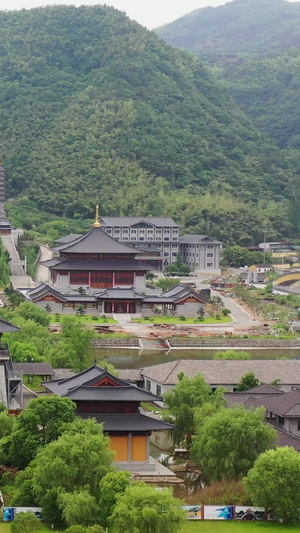 浙江宁波雪窦山雪窦寺风光宁波旅游32秒视频