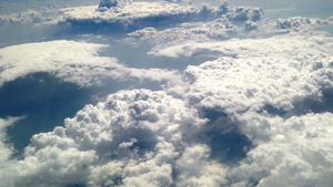 空中飞机外的天空视图11秒视频