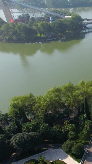 5A安徽八里河旅游区美国大峡谷与圣心教堂航拍视频合集游乐园86秒视频
