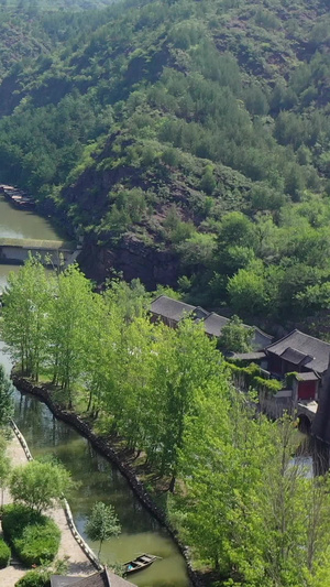 北京密云古北水镇航拍视频北京旅游44秒视频