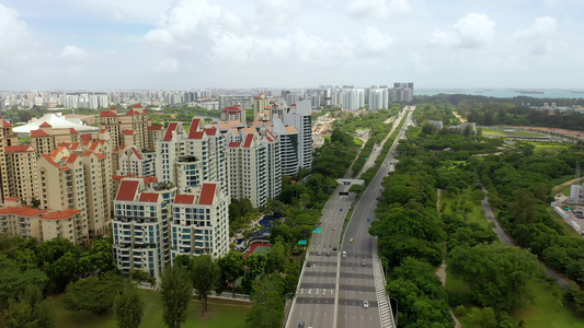 车停在夏纳波尔市的高速公路上视频