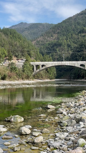 农村河流风景4K实拍视频视频