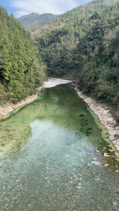 农村河流风景4K实拍视频视频