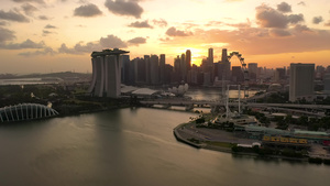 新加坡城市天线10秒视频