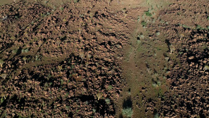 纳米比亚南部空中景观16秒视频