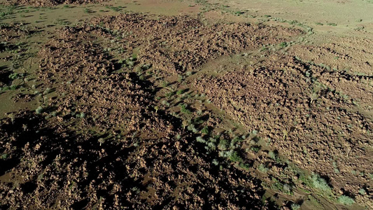 纳米比亚南部空中景观视频
