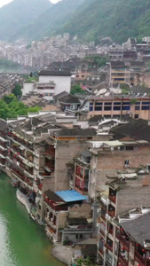 贵州镇远古城航拍视频古建筑视频