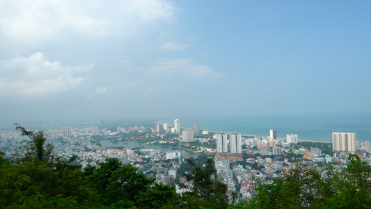 越南头顿海滨城市4K延时视频