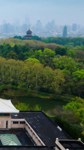 高清航拍南京雨花台烈士陵园红色旅游视频