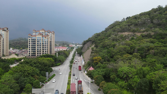 城市高楼建筑住宅小区大厦航拍视频