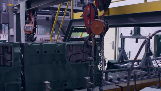 工业制造 制造车间 工人作业 机械智能 铸造熔炼视频