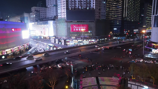 长沙夜景51广场视频