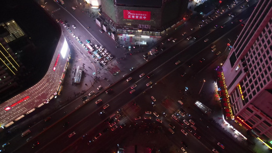 长沙夜景51广场视频