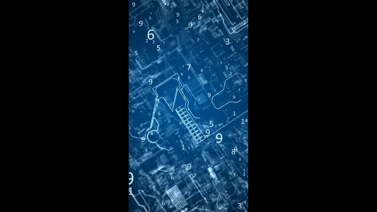 数码震撼粒子科技背景视频