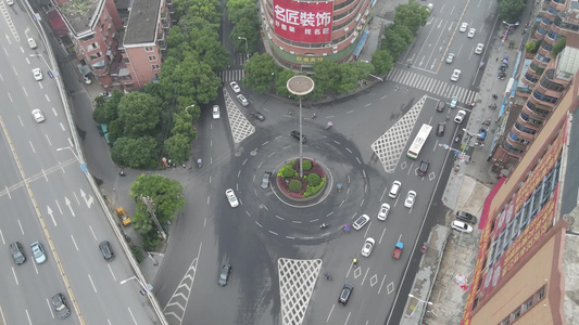 湖南衡阳城市风光航拍视频