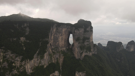 湖南张家界天门山5A景区视频