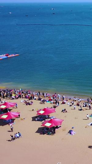 高空多角度航拍大连金石滩黄金海岸景区合集海岸线33秒视频