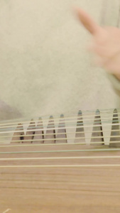 民乐乐器古筝演奏现场素材传统文化视频