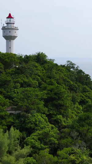 广西北部湾怪石湾航拍边关城市48秒视频