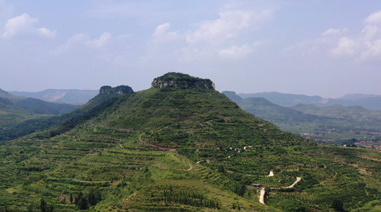 世界地质公园山东蒙阴岱崮地貌风光视频