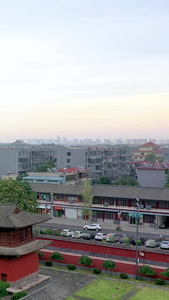 航拍石家庄正定开元寺景区4A景点视频