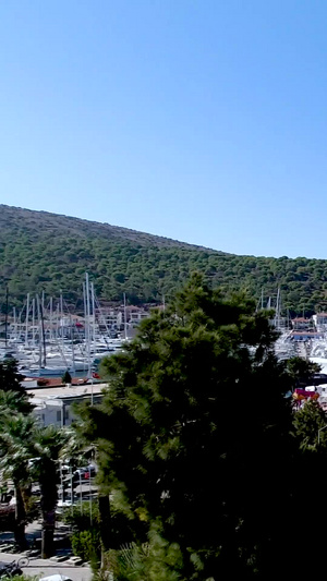土耳其安塔利亚地中海海滨风光25秒视频