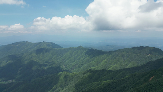 航拍江西吉安井冈山景区黄洋界景区视频