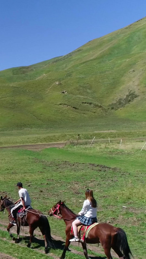 新疆天山脚下草原航拍45秒视频