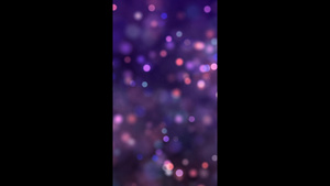 紫色朦胧梦幻光斑婚礼婚庆背景14秒视频