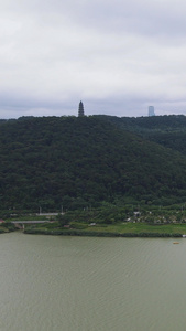 航拍广西南宁青秀山景区视频