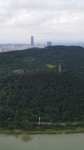 航拍广西南宁青秀山景区视频