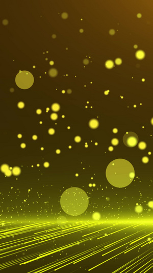 金色放射粒子背景视频粒子闪烁20秒视频