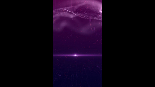 粒子紫色唯美相册背景视频