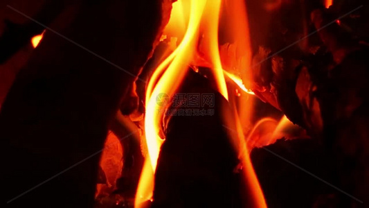 火焰燃烧升格视频视频