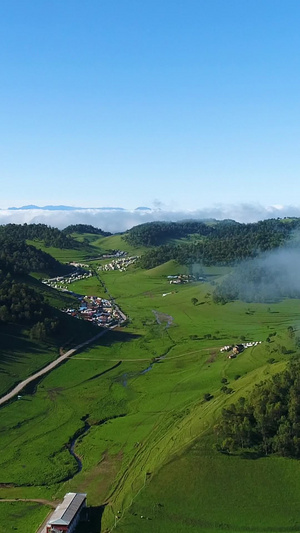 宝鸡陇县关山草原航拍陇县旅游40秒视频