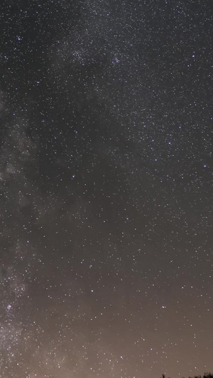 大山山脉星空银河延时森林银河12秒视频