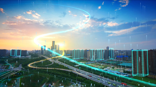 原创科技5g城市互联网互联智慧城市视频