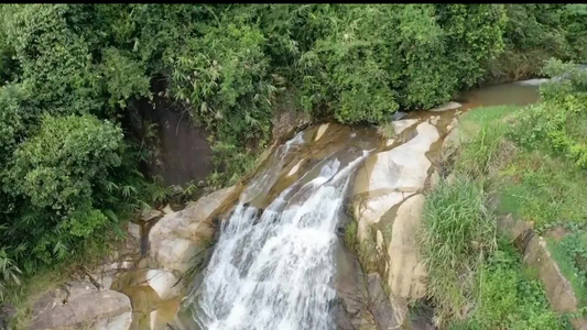 山水树林乡镇航拍实拍肇庆旅行视频