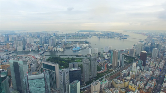 4k航拍国外日本东京城市2视频