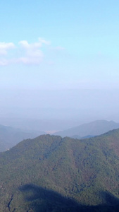 航拍大山峡谷连绵起伏视频