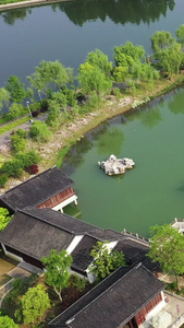 航拍苏州石湖景区旅游景区视频