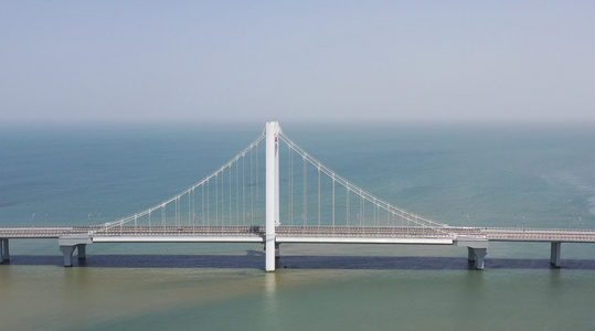 海边的大桥航拍4K视频视频
