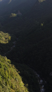 航拍5A安徽天堂寨白马大峡谷全景视频旅游景点视频