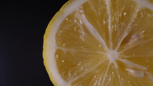 【镜头合集】切开的鲜柠檬视频