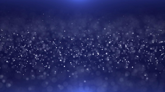 动态蓝色唯美粒子光效视频元素视频