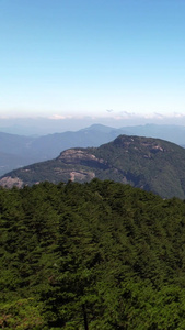 航拍5A安徽天堂寨龙剑峰景区天屏峰视频旅游景区视频