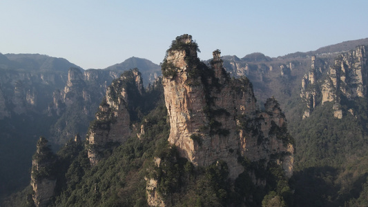 湖南张家界武陵源5A景区航拍视频视频