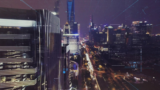 5G科技城市未来发展视频