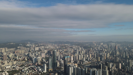 贵州贵阳城市全景航拍视频