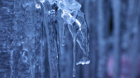 冬季冰雪风景视频